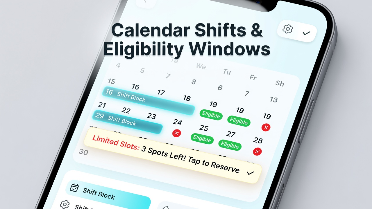 Illustration of mobile gaming timeline adjustments for limited slot tournaments