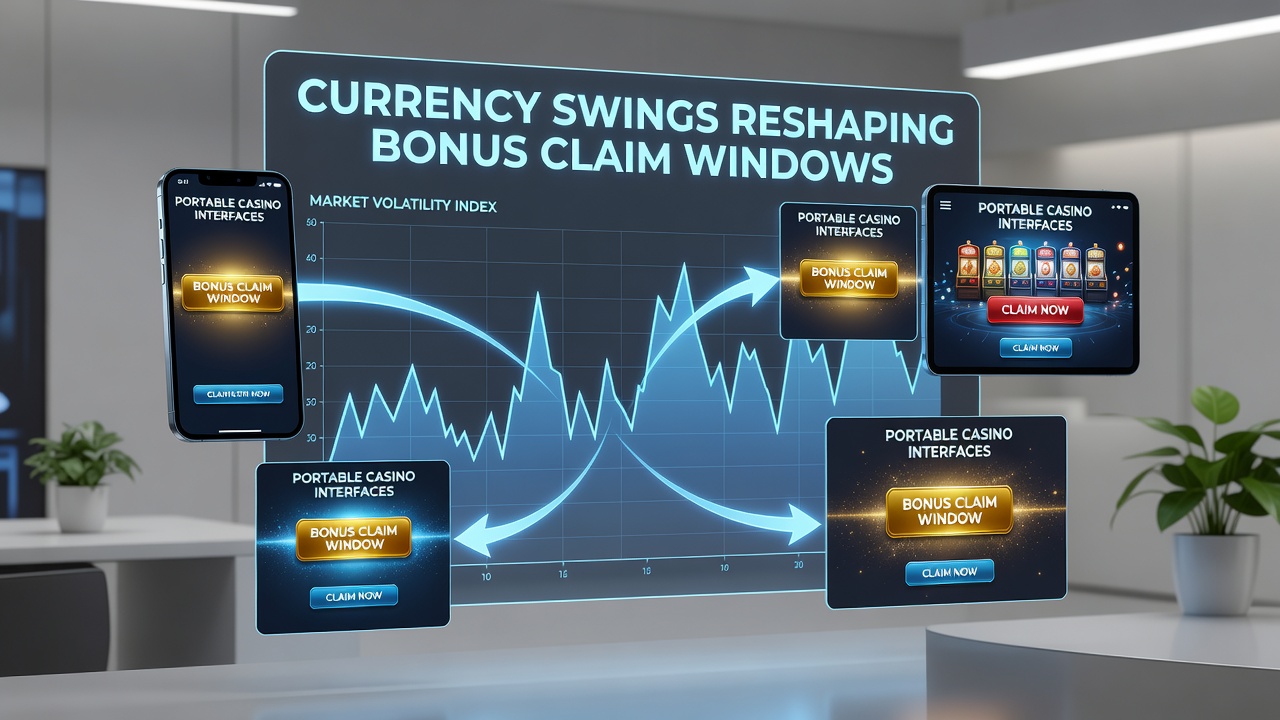 Close-up of a portable casino app screen showing real-time bonus timer adjustments