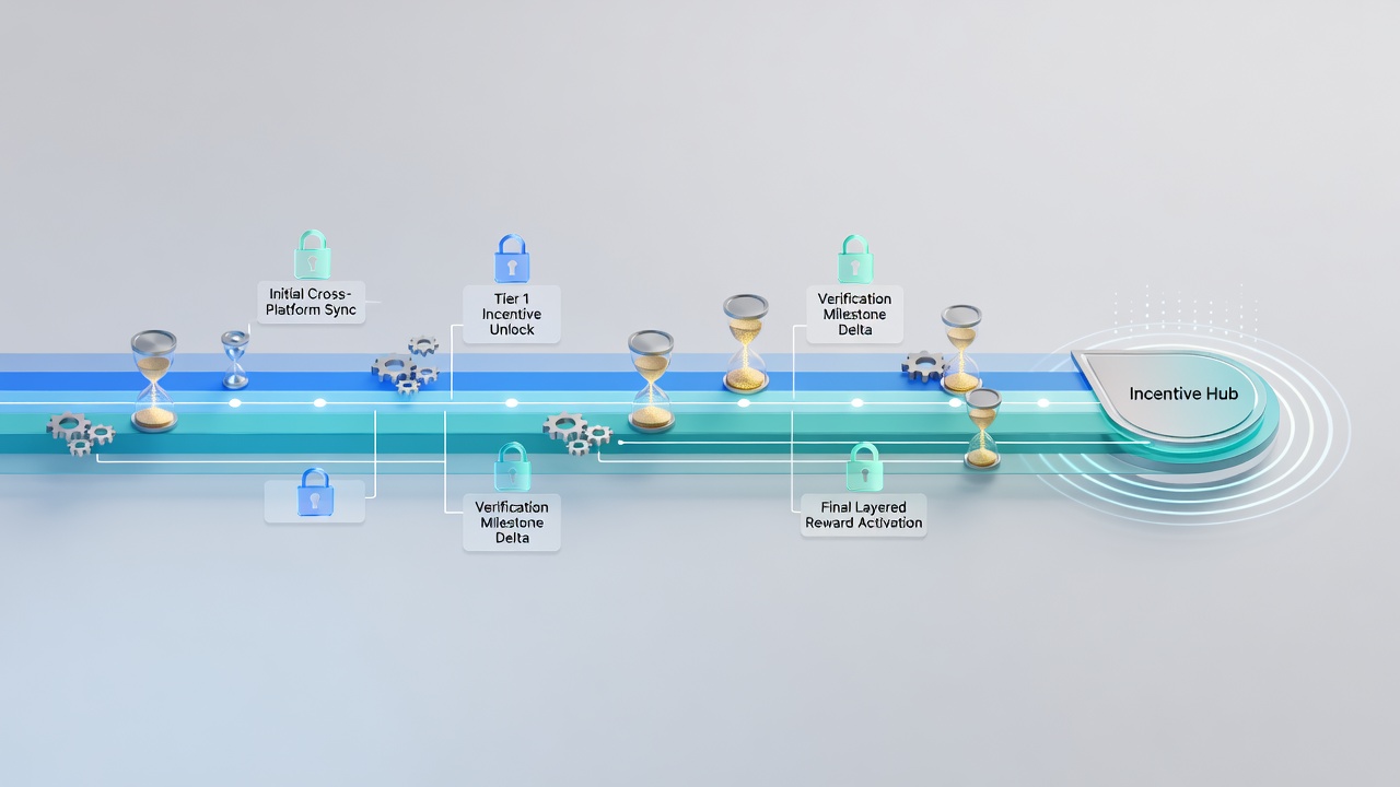 Layered incentive structure diagram highlighting verification checkpoints across gaming platforms