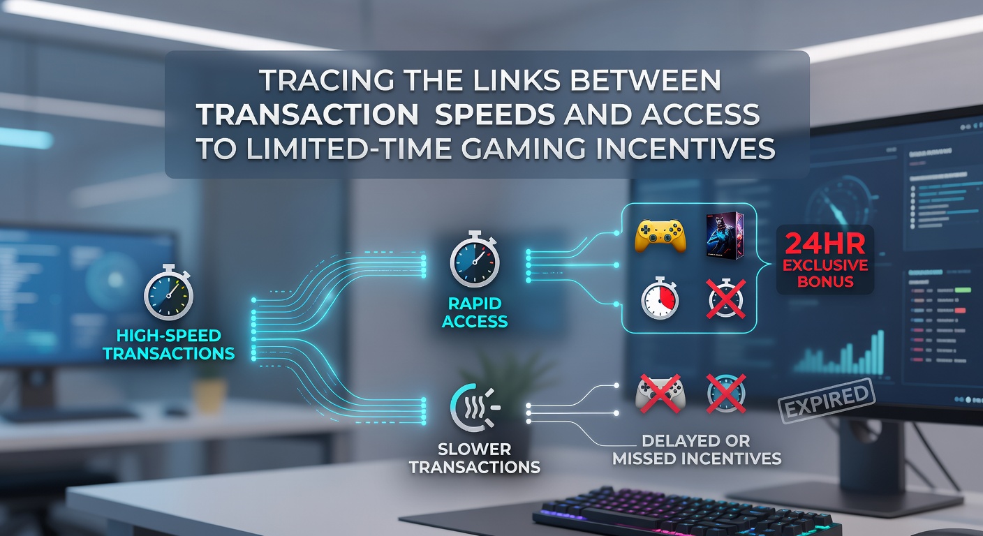 Infographic depicting transaction timelines and limited-time bonus activation sequences in online gaming